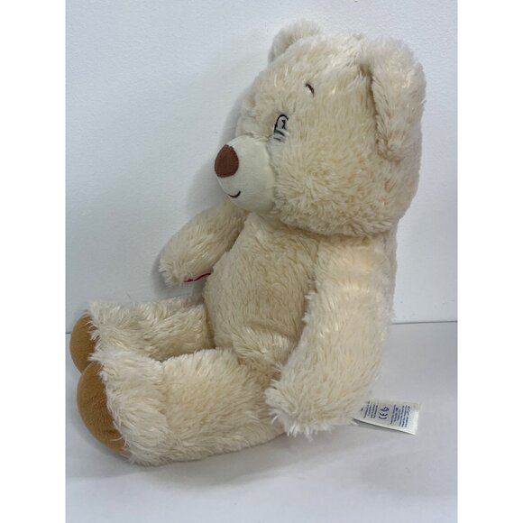 Build A Bear Cream Teddy Bear Plush Stuffed Animal 16 Inch BAB - Picture 8 of 10